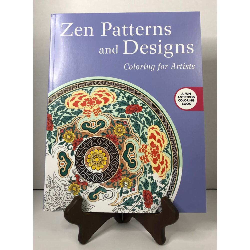 Zen Patterns and Designs Coloring for Artists Coloring Book
